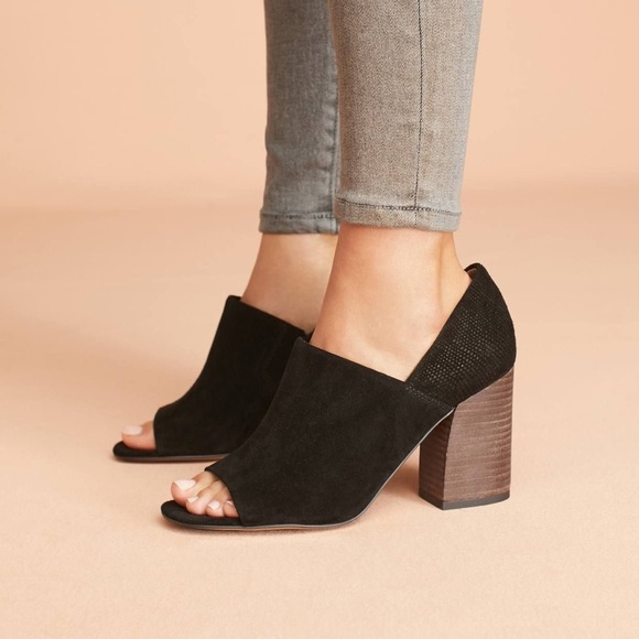 Sarto by Franco Sarto Anthropologie Black Ellison Shooties Shoe Booties NEW NWT - Picture 2 of 8